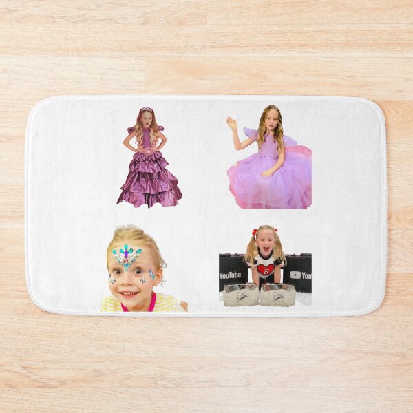 Item preview, like nastya gorgeous gorgeous like nastya saying hello with youtube silver play botton,  like nastya blue crown designed and sold by theJuniorJams.