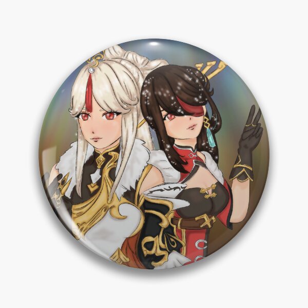 Item preview, NingGuang and Beidou - Genshin Impact  designed and sold by shahdraws.