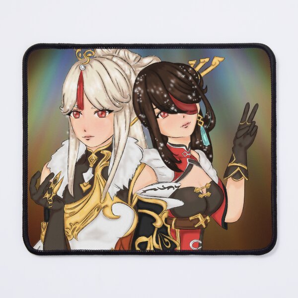 Item preview, NingGuang and Beidou - Genshin Impact  designed and sold by shahdraws.