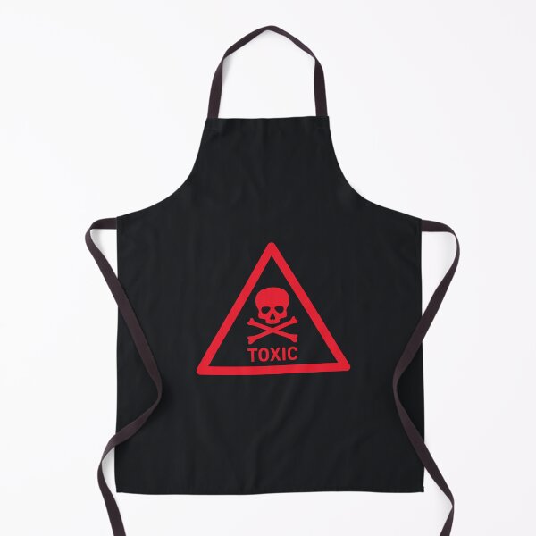 Aperçu de l'œuvre Toxic Safety Warning Sign Triangle With Text Black créée et vendue par VoodooCircus.