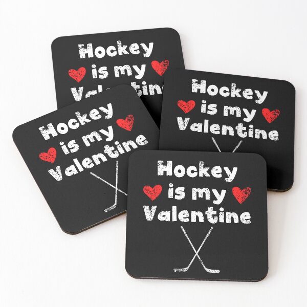 Item preview, Hockey is My Valentine Funny Ice Hockey Valentines Day designed and sold by iliasjeff.