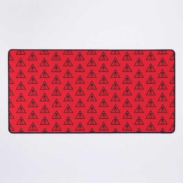 Aperçu de l'œuvre Toxic Safety Warning Sign Triangle With Text Red créée et vendue par VoodooCircus.