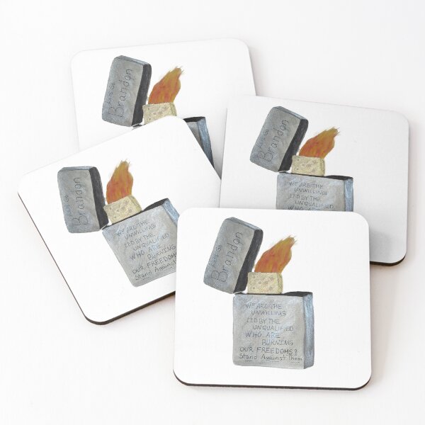 Item preview, Let's go Brandon Lighter political sayings designed and sold by LauraAnnSeel.