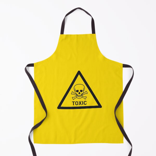 Aperçu de l'œuvre Toxic Safety Warning Sign Triangle With Text Yellow créée et vendue par VoodooCircus.