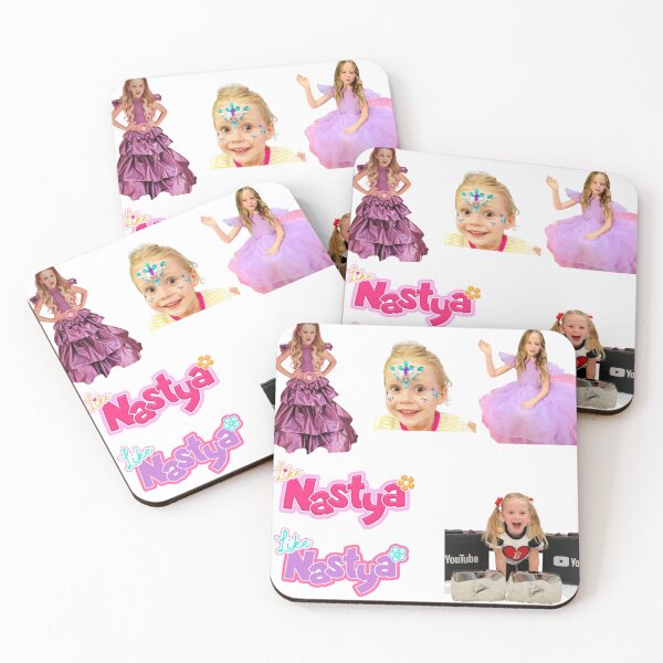 Item preview, like nastya gorgeous gorgeous like nastya saying hello with  blue crown,nastya logo designed and sold by theJuniorJams.