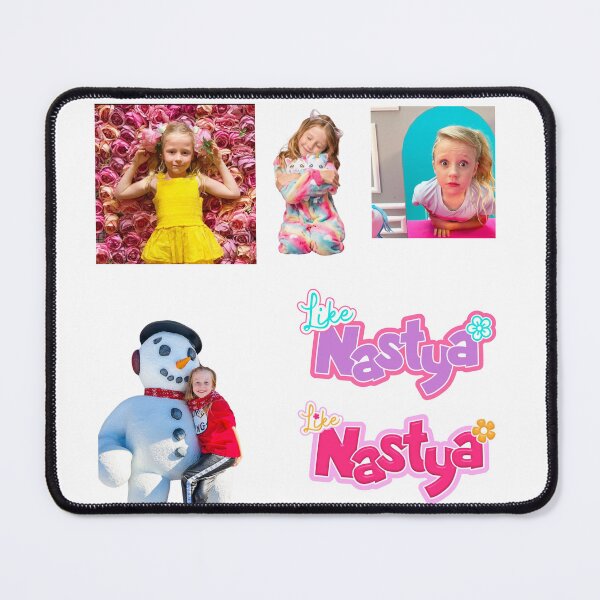 Item preview, like nastya staring at cats and snowman with roses,nastya logo designed and sold by theJuniorJams.
