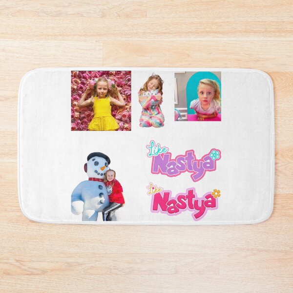 Item preview, like nastya staring at cats and snowman with roses,nastya logo designed and sold by theJuniorJams.