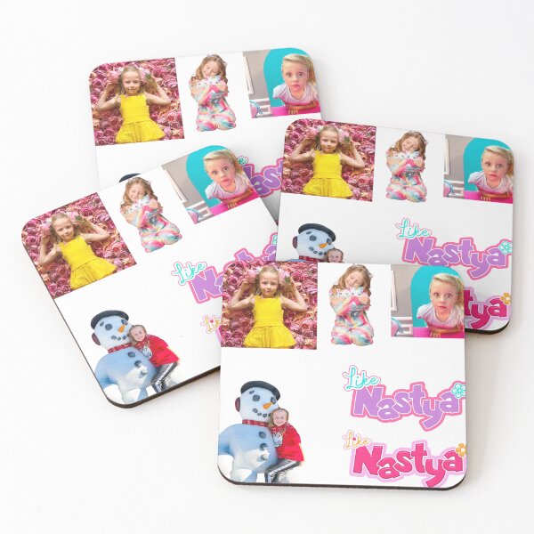 Item preview, like nastya staring at cats and snowman with roses,nastya logo designed and sold by theJuniorJams.