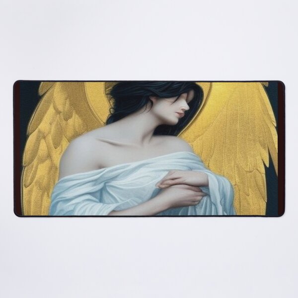 Item preview, Gold and black Angel designed and sold by AnnieHaven.