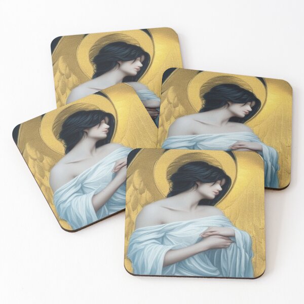 Item preview, Gold and black Angel designed and sold by AnnieHaven.
