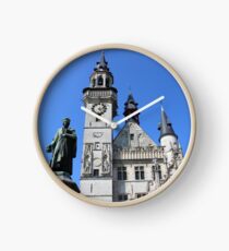 Icons of Aalst, Belgium Clock
