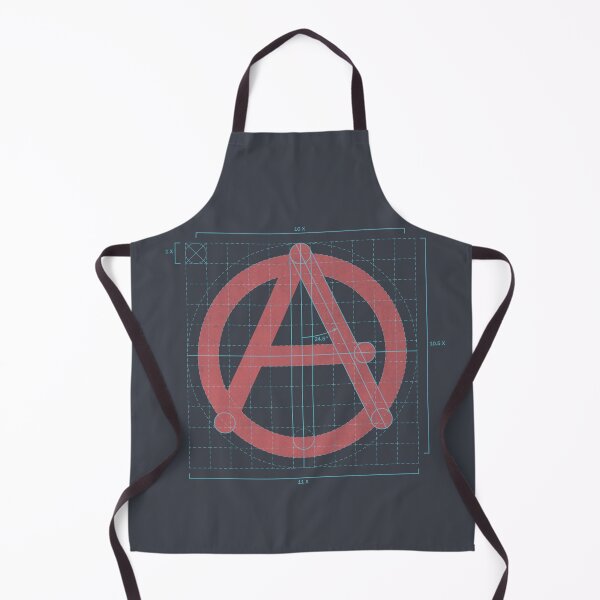 Item preview, anarchist symbol - on 'black' designed and sold by BrownWoodRobot.