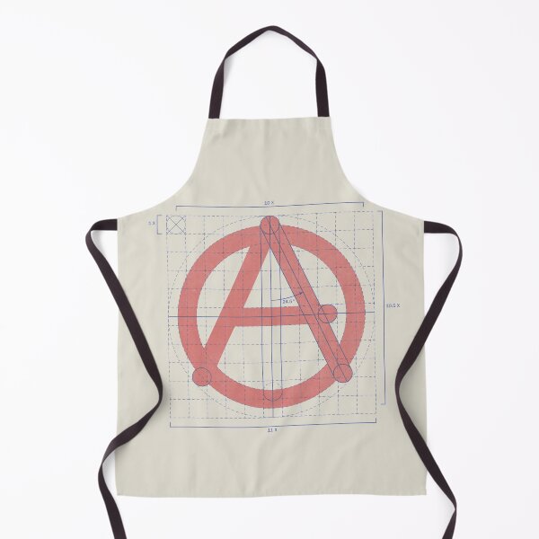 Item preview, anarchist symbol - on 'white' designed and sold by BrownWoodRobot.