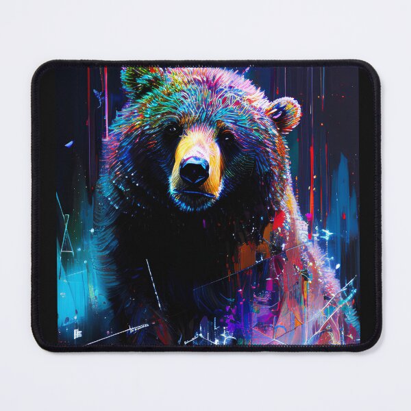 Item preview, Abstract bear, designed and sold by WildMountainArt.