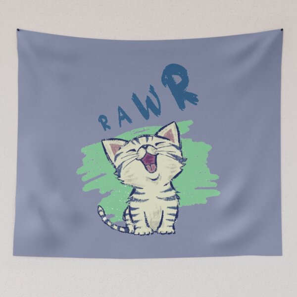 Item preview, Rawr - Cute Tiger Kitten designed and sold by LMoonDesigns.