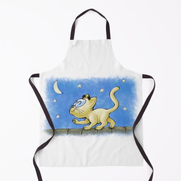 Item preview, Midnight Stroll - Happy Kittens Cat Drawing designed and sold by TomsZoo.