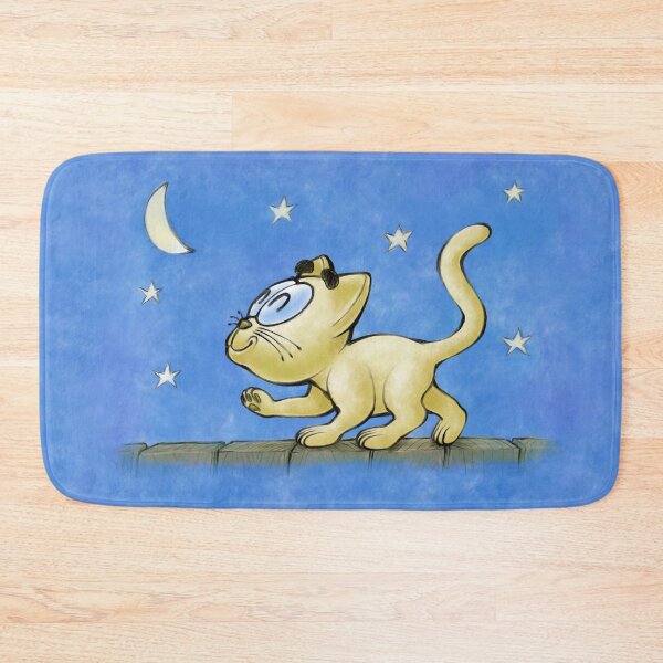Item preview, Midnight Stroll - Happy Kittens Cat Drawing designed and sold by TomsZoo.