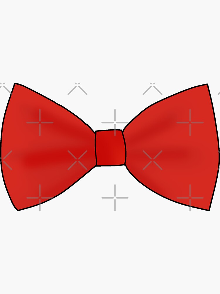 Red Bow Tie Sticker