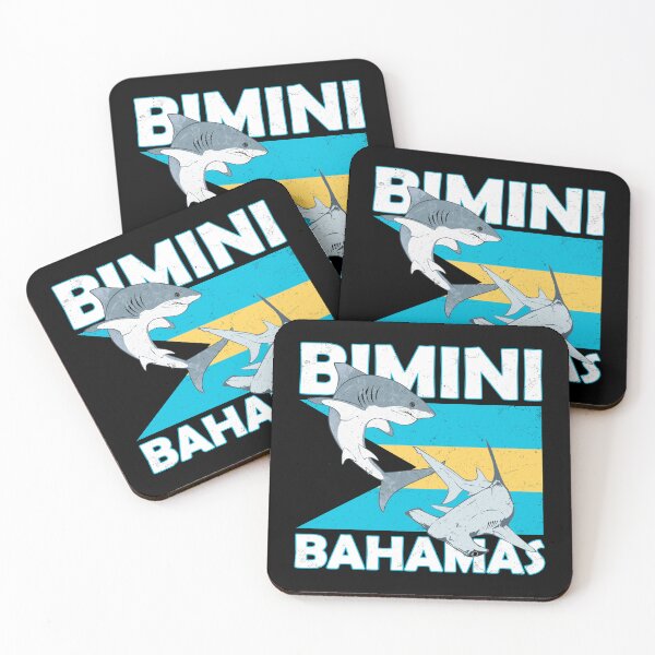 Item preview, Bimini Bahamas Hammerhead Great White Shark designed and sold by NicGrayGraphic.