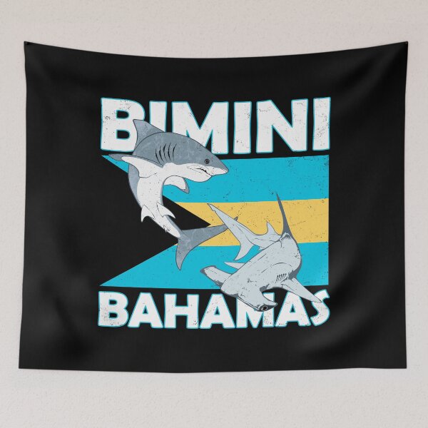 Item preview, Bimini Bahamas Hammerhead Great White Shark designed and sold by NicGrayGraphic.
