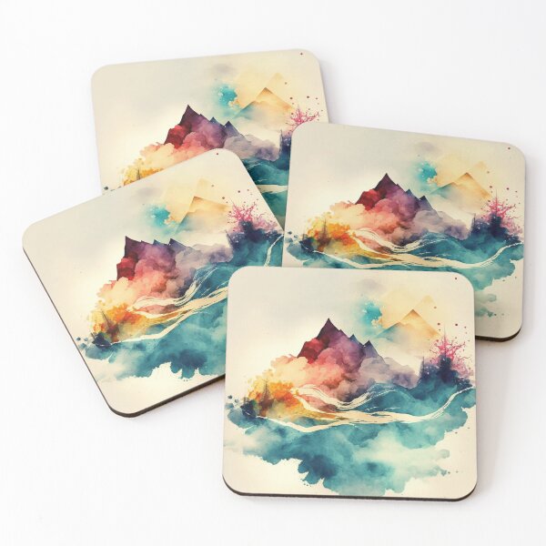 Item preview, Relaxing Watercolor #116 designed and sold by Avocado Design Studio.