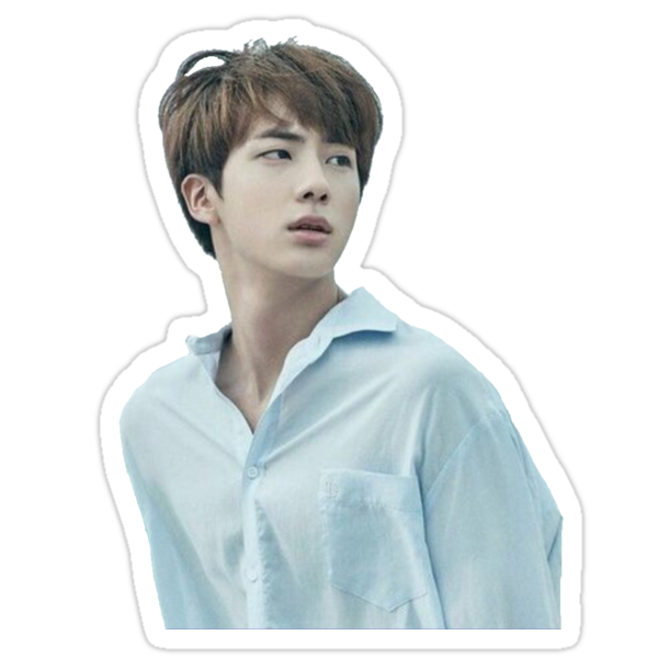 "BTS JIN " Stickers by Artimo | Redbubble