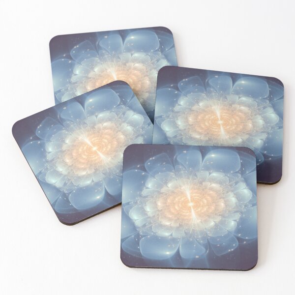 Item preview, Deep blue gold - Fractal Art designed and sold by jade-cooper-art.
