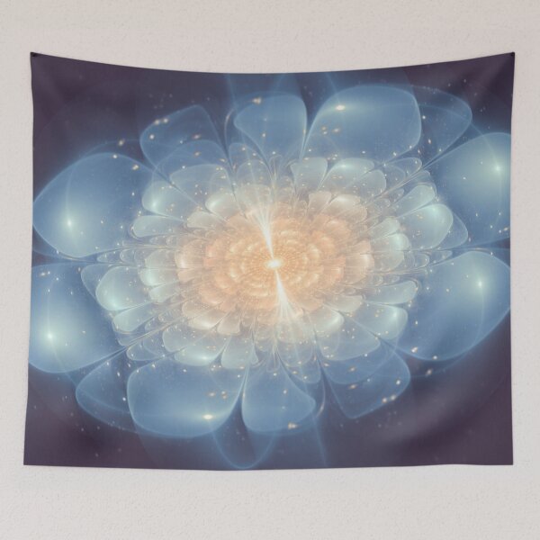 Item preview, Deep blue gold - Fractal Art designed and sold by jade-cooper-art.