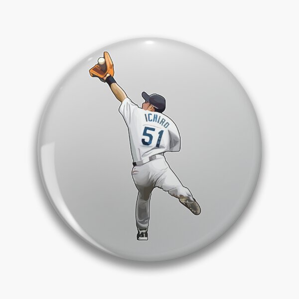 Item preview, Ichiro Suzuki #51 Amazing Catch designed and sold by BoxPocket18.