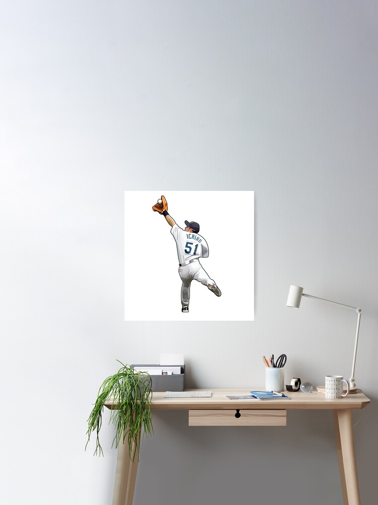 Ichiro Suzuki #51 Amazing Catch Poster for Sale by BoxPocket18