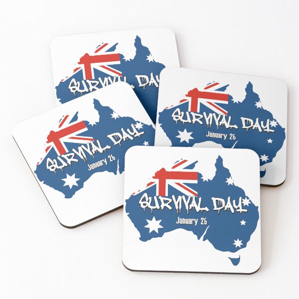 Item preview, Survival Day January 26 Australian Flag Australia designed and sold by everything4eva.
