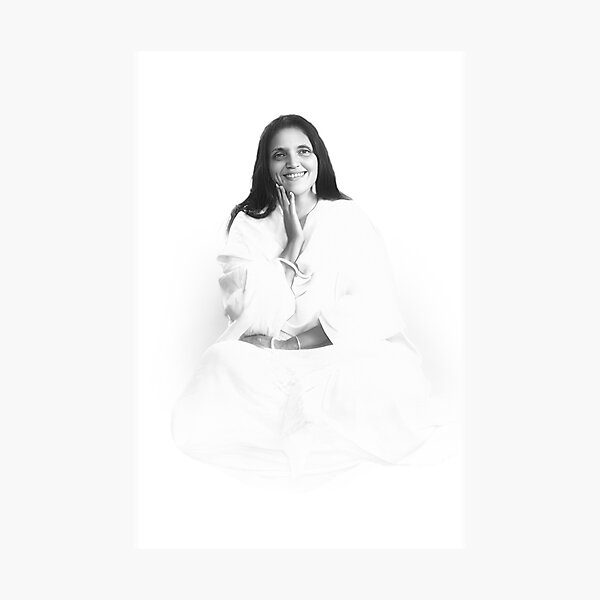 Sri Anandamayi Ma Beaming with Love and Compassion Photographic Print