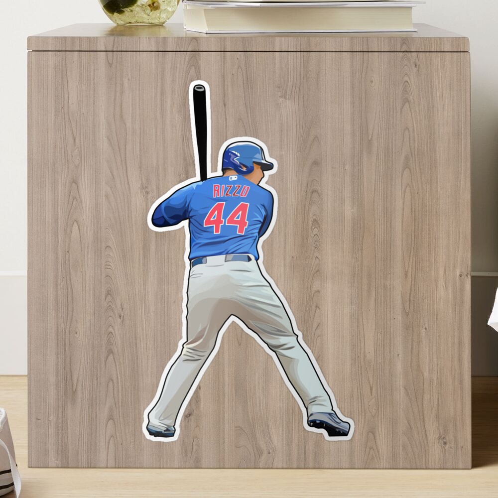 Anthony Rizzo #44 Bats Ready Sticker for Sale by BoxPocket18