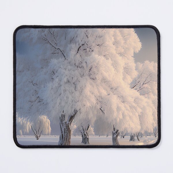 Item preview, White Winter Ways - A serene calm winter road in cool sunlight designed and sold by UmagineArts.