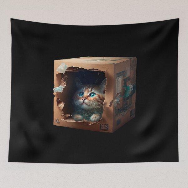 Item preview, Cat Inside a Box designed and sold by mrchavish.