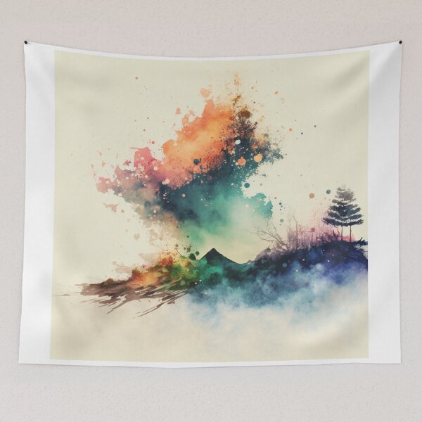 Item preview, Relaxing Watercolor #119 designed and sold by Avocado Design Studio.