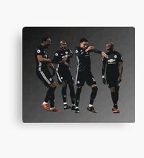 Pogba Lingard Martial Young Milly Rock Canvas Print