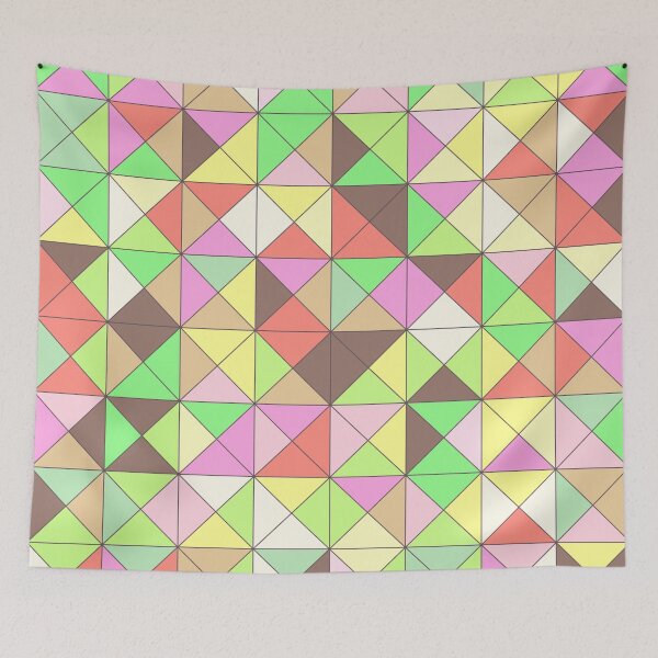 Item preview, Colorful Mosaic Pattern designed and sold by stylebytara.