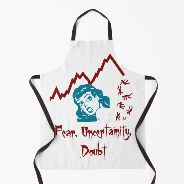 Item preview, 'Fear, Uncertainty, Doubt' Recession Design - Stock and Crypto Trading Problems designed and sold by Ridiculam Toga.