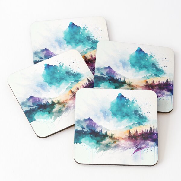Item preview, Relaxing Watercolor #123 designed and sold by Avocado Design Studio.