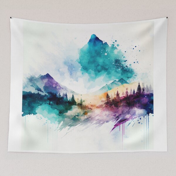 Item preview, Relaxing Watercolor #123 designed and sold by Avocado Design Studio.