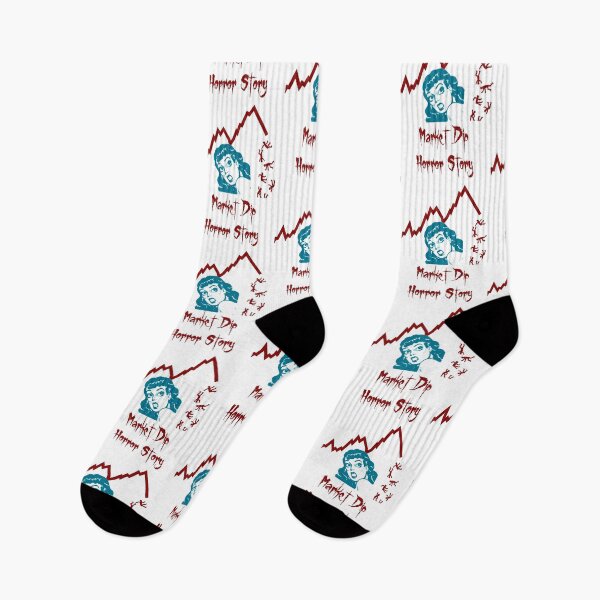 Item preview, 'Market Dip Horror Story' Recession Design - Stock and Crypto Trading Problems designed and sold by Ridiculam Toga.