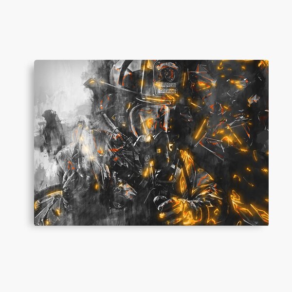 Download Firefighter Canvas Prints | Redbubble