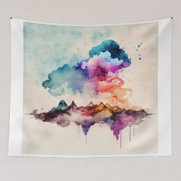 Item preview, Relaxing Watercolor #125 designed and sold by Avocado Design Studio.