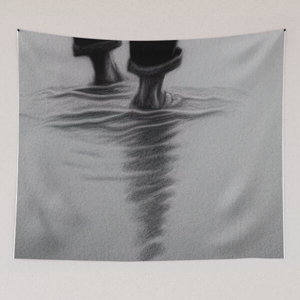 Item preview, Jesus walking on water designed and sold by ThroughHisGrace.