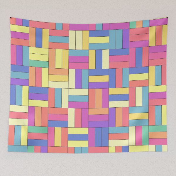 Item preview, Colorful Mosaic Pattern designed and sold by stylebytara.
