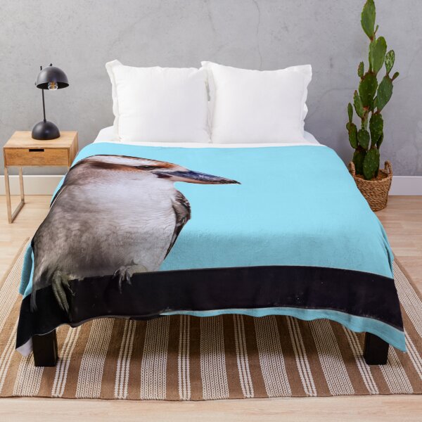 Item preview, Kookaburra sitting on fence designed and sold by hendrikspix.