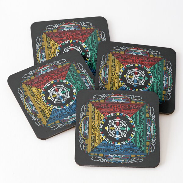 Item preview, Vajrayana Buddhist Elements Mandala designed and sold by InnerEyeMandala.