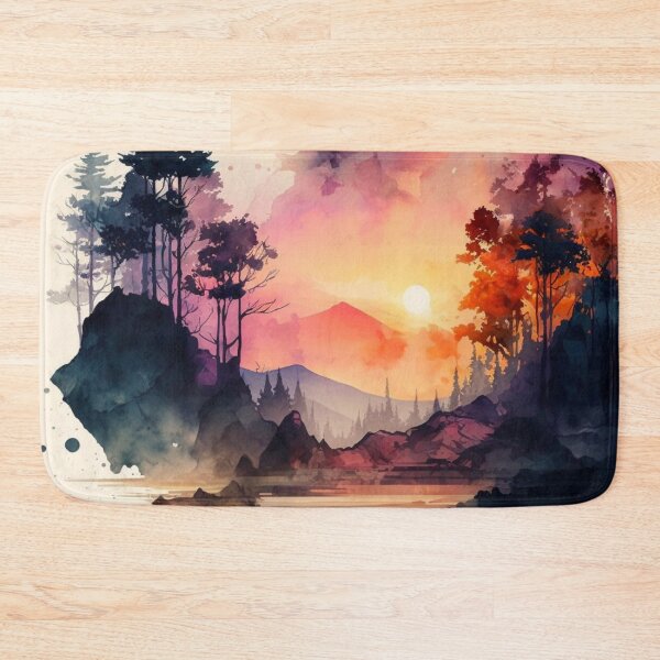 Item preview, Relaxing Watercolor #129 designed and sold by Avocado Design Studio.