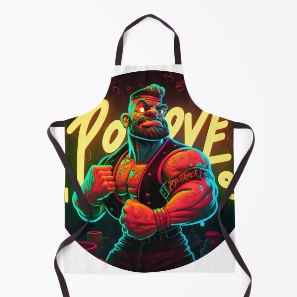 Item preview, Popeye in Neon: RGB digital art designed and sold by Abdullasalem.